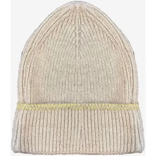 Tarz Yeri Kadın Dokuma Simli Triko Bere - Krem