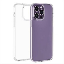 Başkenttekno iPhone 15 Pro Kılıf Sert Pürüzsüz Şeffaf Droga Kapak
