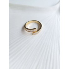 Vola Collection Vip Gold Ayarlanabilir Kadın Yüzük