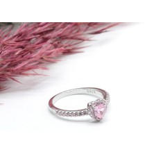 Canka Kalpli Tek Taş Gümüş Yüzük