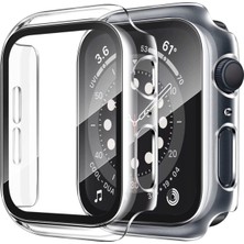 Voyo Apple Watch Uyumlu 10. Seri 42MM Ekran ve Kasa Koruyucu Gard Kılıf Tam Koruma
