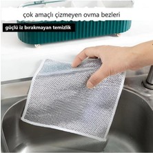 Bezzaz (20ADET)  Bulaşık Için Çok Amaçlı Bez Tel (Çift Kat 20X20 cm Bulaşık Teli )