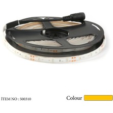 ATEK LED Şerit LED 5 Metre Amber(TURUNCU) 12 Volt Adaptör Girişli