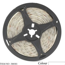 ATEK LED 5 Metre Beyaz Şerit LED Seti - 12v Adaptör Girişli
