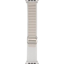 Lopard Apple Watch Uyumlu 46MM 10 Serisi Band-74 Işlemeli Hasır Kordon