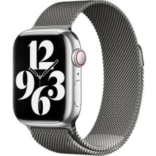 Lopard Apple Watch 46MM Seri 10 Metal Kordon - Şıklık ve Dayanıklılık Bir Arada Band-01