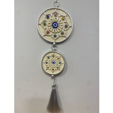 Plus Home 2'li Nazarlık Dekoratif Obje Gümüş Krem