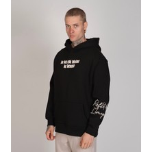 Amor Man Büyük Beden Özel Tasarım Kapüşonlu Image Sırt Baskılı Modern Battal Erkek Luxury Sweatshirt