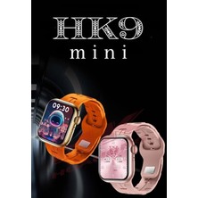 Hk9 Mini Plus 41MM Amoled Ekran Titanyum Case Çift Kordonlu Akıllı Saat