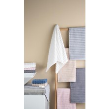 Alegra %100 Doğal Pamuklu Misafir Banyo / Mutfak Havlusu - 30X50 cm Gri