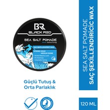 Black & Red Wax Saç Şekillendirici Wax Sea Salt Pomade Deniz Tuzlu Wax Erkek Güçlü Tutuş - 120 ml