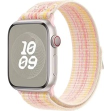 Lopard Apple Watch Uyumlu 46MM Naylon Örgü Hasır Kordon Krd-91