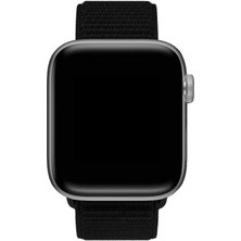 Lopard Apple Watch Uyumlu 46MM Naylon Örgü Hasır Kordon Krd-91