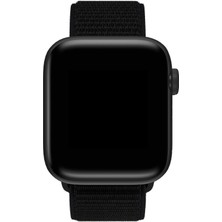 Lopard Apple Watch Uyumlu 46MM Naylon Örgü Hasır Kordon Krd-91