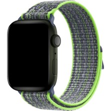 Lopard Apple Watch Uyumlu 46MM Naylon Örgü Hasır Kordon Krd-91