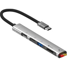 Foxyn OTG-19F USB C Sd Tf Pd USB 3.0 Çevirici Kart Okuyucu