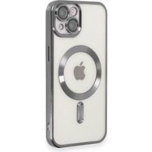 Newface Iphone 15 Kılıf Kross Magneticsafe Kapak - Titan Gri 13