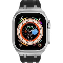 Lopard Apple Watch Uyumlu 46MM Silikon Pratik Kordon 10. Nesil Krd-89