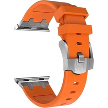 Lopard Apple Watch Uyumlu 46MM Silikon Pratik Kordon 10. Nesil Krd-89