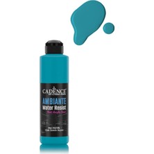 Cadence Ambiante Islak Zemin Boyası AW40 Turkuaz 250ML + Katalizör 10 gr