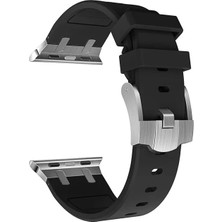 Lopard Apple Watch Uyumlu 42MM 44MM Silikon Pratik Kordon Krd-89