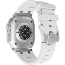 Lopard Apple Watch Uyumlu 42MM 44MM Silikon Pratik Kordon Krd-89