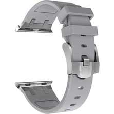 Lopard Apple Watch Uyumlu 42MM 44MM Silikon Pratik Kordon Krd-89