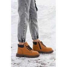 Kiko Kids Kosev Fermuarlı Erkek Çocuk Bot Ayakkabı