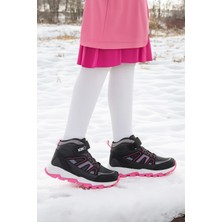 Kiko Kids Kcal Kız Çocuk Spor Bot Ayakkabı Cırtlı Bağlama Şekli ve Mikrofiber Dış Materyal