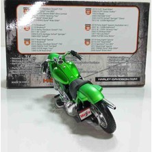 Maisto 1:18 2000 H. D Flstf Street Green Motosiklet