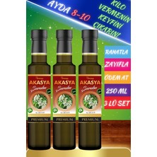 Acacia Akasya Gamı Şurubu 250 ml (3 Adet) Fazlalık Atmaya Yardımcı Detox Şurubu