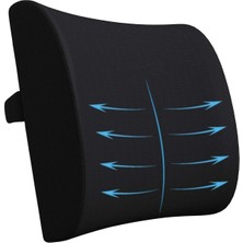 Ankaflex Lüx Visco Ortopedik Bel Sırt Minderi Sandalye Ofis Bel Minderi