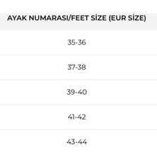 Ark Destekli Kauçuk Tabanlık 4/3