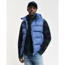 Gant Erkek Mavi Regular Fit Kapüşonlu Yelek 7006454.442