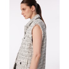 Sisley Beyaz Kadın Yelek 2S67LJ00F