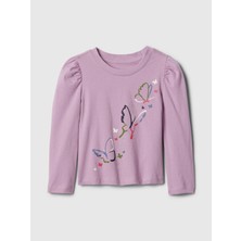 Gap Kız Bebek Lila Mix & Match T-Shirt