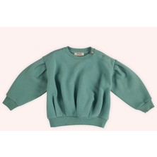 Kız Bebek Yeşil Sweatshirt