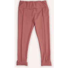 Kız Çocuk Bilek Detaylı Nar Tayt