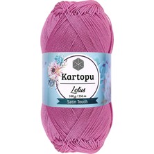 Kartopu 1 Adet Lotus Bikini Büstiyer Bluz Örgü Ipi  K775 Leylak