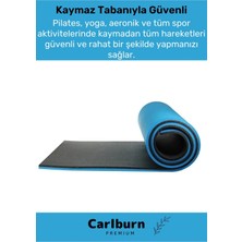 Carlburn Premium Su Geçirmez Konforlu Taşıma Askılı Çift Taraflı Zemin Çadır Uyku Kamp Matı Yer Minderi 10 mm