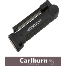 Carlburn Premium Seri 3 Modlu Beyaz Gün Işığı Mıknatıslı Şarjlı Smd LED Güçlü Mıknatıslı Çalışma Lambası