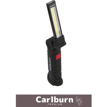 Carlburn Premium Seri 3 Modlu Beyaz Gün Işığı Mıknatıslı Şarjlı Smd LED Güçlü Mıknatıslı Çalışma Lambası