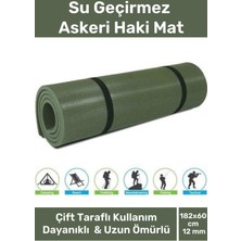 Özel Su Geçirmez 182X60CM Hafif Pratik Dayanıklı Isı Yalıtım 12MM Kalınlık Köpük Askeri Haki Mat