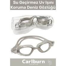 Premium Ayarlanabilir Kayış Su Geçirmez Uv Işını Koruma Silikon Plastik Antifog Kutulu Deniz Gözlüğü