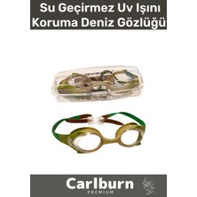 Deluxe Ayarlanabilir Kayış Su Geçirmez Uv Işını Koruma Silikon Plastik Antifog Çocuk Deniz Gözlüğü