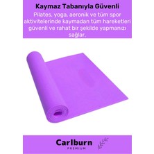 Carlburn Özel Konfor Model Çift Taraflı Kaymaz Silinebilir Eva Yoga Meditasyon Minderi 4mm Mat