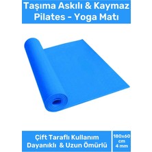 Carlburn Özel Konfor Model Çift Taraflı Kaymaz Silinebilir  Eva Yoga Meditasyon Minderi 4mm Mat