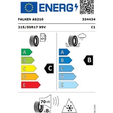 Falken 215/50 R17 95V Xl Euroall Season As210 Dört Mevsim Lastiği (Üretim Yılı: 2024)