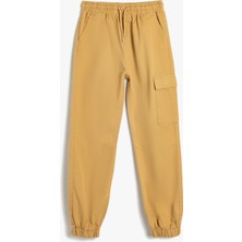 Koton Jogger Pantolon Kargo Cepli Beli Bağlamalı Pamuklu