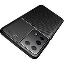 Casesuar Galaxy S21 Ultra Kılıf Zore Negro Silikon Kapak-Lacivert